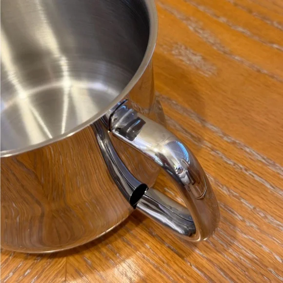 Silampos Classic Stainless Steel 14 Cm Milk Warmer Jug Pot W/Handle Portugal - Picture 6 of 9